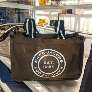 NWT MARC JACOBS Signet Canvas Medium Tote Beech